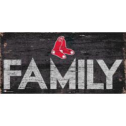 Boston Red Sox Sign Wood 12x6 Family Design