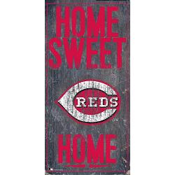 Cincinnati Reds Sign Wood 6x12 Home Sweet Home Design