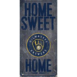 Milwaukee Brewers Sign Wood 6x12 Home Sweet Home Design