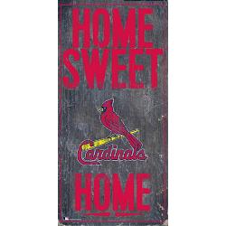 Saint (St.) Louis Cardinals Sign Wood 6x12 Home Sweet Home Design