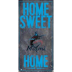 Miami Marlins Sign Wood 6x12 Home Sweet Home Design