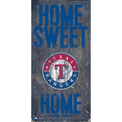 Texas Rangers Sign Wood 6x12 Home Sweet Home Design