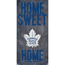 Toronto Maple Leafs Sign Wood 6x12 Home Sweet Home Design