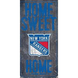 New York Rangers Sign Wood 6x12 Home Sweet Home Design