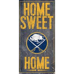 Buffalo Sabres Sign Wood 6x12 Home Sweet Home Design