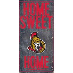 Ottawa Senators Sign Wood 6x12 Home Sweet Home Design