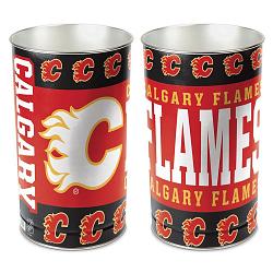 Calgary Flames Wastebasket 15 Inch