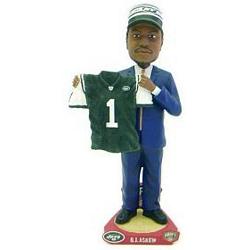 New York Jets B.J. Askew Draft Pick Forever Collectibles Bobblehead