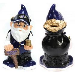 Baltimore Ravens Garden Gnome - Coin Bank