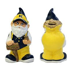 Michigan Wolverines Garden Gnome - Coin Bank CO