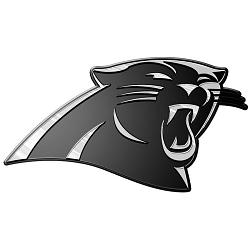 Carolina Panthers Auto Emblem - Silver