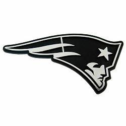 New England Patriots Auto Emblem - Silver