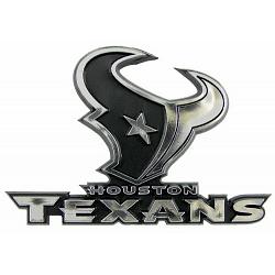 Houston Texans Auto Emblem - Silver by Team Promark