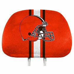 Cleveland Browns Headrest Covers Full Printed Style