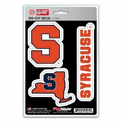 Syracuse Orange Decal Die Cut Team 3 Pack