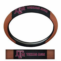 Texas A&M Aggies Steering Wheel Cover - Premium Pigskin