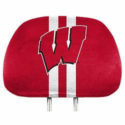 Wisconsin Badgers Headrest Covers Full Printed Style