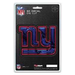 New York Giants Decal 5x8 Die Cut 3D Logo Design
