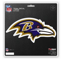 Baltimore Ravens Decal 8x8 Die Cut