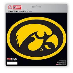 Iowa Hawkeyes Decal 8x8 Die Cut