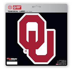 Oklahoma Sooners Decal 8x8 Die Cut