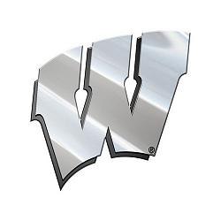 Wisconsin Badgers Auto Emblem Premium Metal by Team Promark
