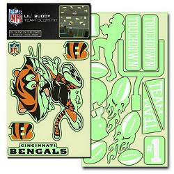 Cincinnati Bengals Decal Lil Buddy Glow in the Dark Kit