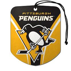 Pittsburgh Penguins Air Freshener Shield Design 2 Pack by Team Promark