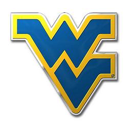 West Virginia Mountaineers Auto Emblem - Color by Team Promark