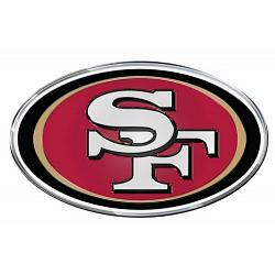 San Francisco 49ers Auto Emblem - Color