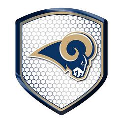 Los Angeles Rams Decal Shield Style Reflector Style CO
