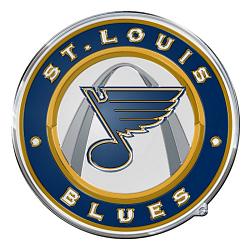 St. Louis Blues Auto Emblem - Color