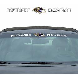 Baltimore Ravens Decal 35x4 Windshield