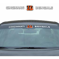 Cincinnati Bengals Decal 35x4 Windshield