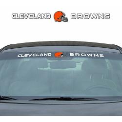 Cleveland Browns Decal 35x4 Windshield