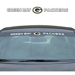 Green Bay Packers Decal 35x4 Windshield