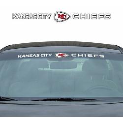 Kansas City Chiefs Decal 35x4 Windshield