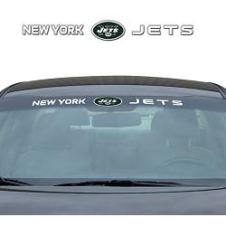 New York Jets Decal 35x4 Windshield