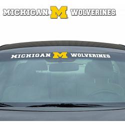 Michigan Wolverines Decal 35x4 Windshield