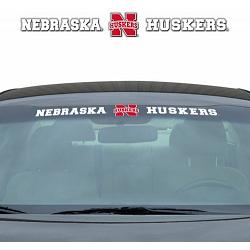 Nebraska Cornhuskers Decal 35x4 Windshield