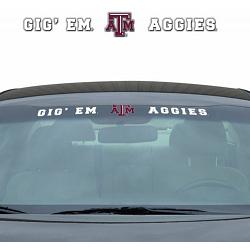 Texas A&M Aggies Decal 35x4 Windshield