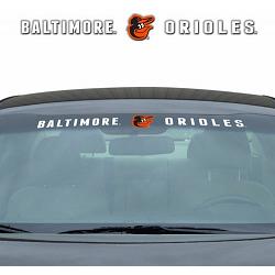 Baltimore Orioles Decal 35x4 Windshield