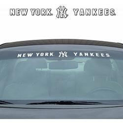 New York Yankees Decal 35x4 Windshield