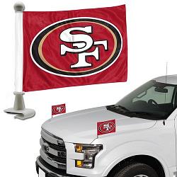 Team Promark San Francisco 49ers Flag Set 2 Piece Ambassador Style