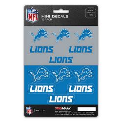 Detroit Lions Decal Set Mini 12 Pack