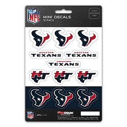 Houston Texans Decal Set Mini 12 Pack