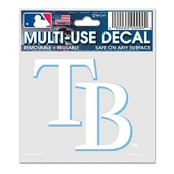 Tampa Bay Rays Decal 3x4 Multi Use