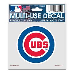 Chicago Cubs Decal 3x4 Multi Use