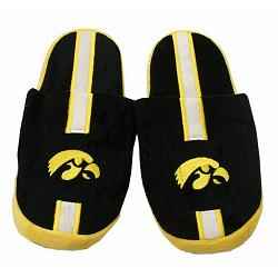 Forever Collectibles Iowa Hawkeyes Slippers - Mens Stripe (12 pc case) CO