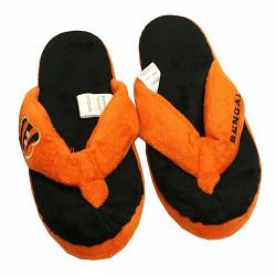 Forever Collectibles Cincinnati Bengals Slippers - Womens Thong Flip Flop (12 pc case)  CO